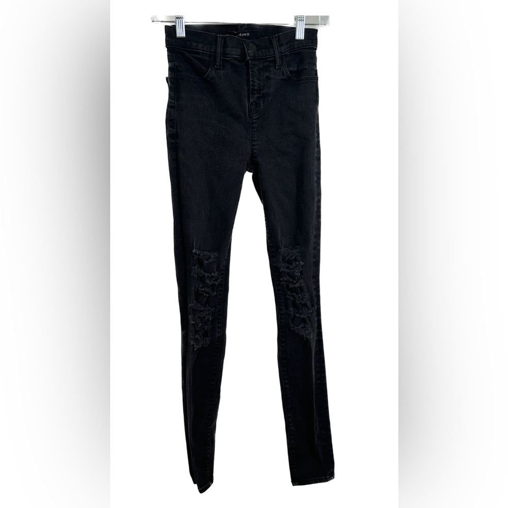 J Brand black distressed jeans size 24